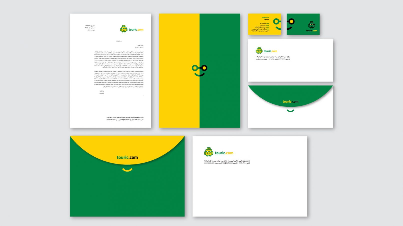 هویت بصری برند توریک